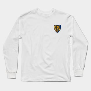 Gold on Blue Shield Long Sleeve T-Shirt